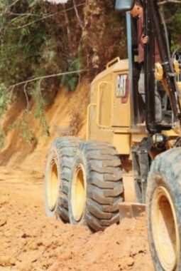 Pemkab Barito Utara Percepat Pembenahan Akses Jalan Simpang Thamrin–Datan