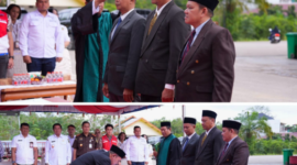 pelantikan jajaran direksi dan komisaris baru PT Mitra Batara Sarana Mandiri (MBSM) di Muara Teweh, yang disaksikan oleh Wakil Bupati Barito Utara, Felix Sonadie Y. Tingan, serta jajaran pejabat lainnya. Dalam prosesi pelantikan, para pengurus baru mengucapkan janji dan menandatangani berita acara sebagai tanda resmi dimulainya masa jabatan mereka.