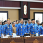 Bupati Barito Utara H. Shalahuddin saat mengikuti rangkaian kegiatan Musyawarah Perencanaan Pembangunan (Musrenbang) RKPD Provinsi Kalimantan Tengah Tahun 2027 di Aula Jayang Tingang, Selasa (17/3/2026).