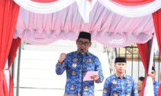 Bupati Barito Utara Tekankan Profesionalisme ASN dalam Apel Gabungan pasca-libur Idulfitri 1447 Hijriah