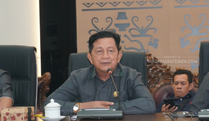 Anggota DPRD Barito Utara, H. Nurul Anwar, menyampaikan pandangannya saat menghadiri Rapat Dengar Pendapat (RDP) terkait pelayanan RSUD Muara Teweh, BPJS Kesehatan dan BPJS Ketenagakerjaan di Ruang Rapat DPRD Barito Utara, Senin (25/5/2026), guna mendorong peningkatan kualitas pelayanan kesehatan serta perlindungan ketenagakerjaan bagi masyarakat dan pegawai di Kabupaten Barito Utara. (Foto: Sukmarani/INFOMUARATEWEH.com.)