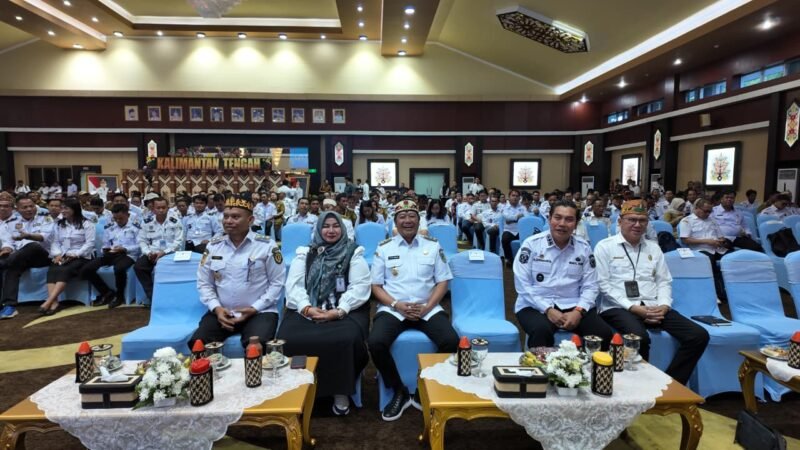 Wakil Bupati Barito Utara, Felix Soenadi Y. Tingan, berada di antara peserta Rakerda APDESI Kalteng di Palangka Raya, Rabu (10/6/2026). (Foto: infomuarateweh/Ho Diskominfosandi Barito Utara)