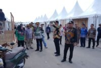 Bupati Barito Utara, H. Shalahuddin, memastikan kesiapan Batara Expo dan peringatan Hari Jadi ke-76, Kamis (25/6/2026). 
