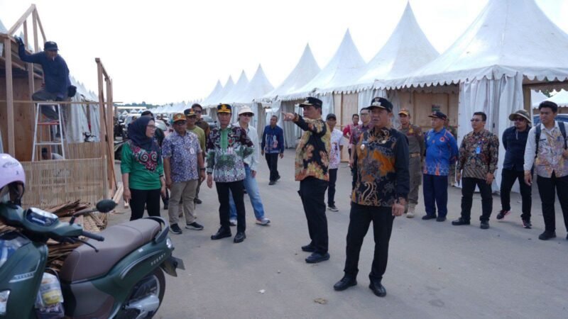 Bupati Barito Utara, H. Shalahuddin, memastikan kesiapan Batara Expo dan peringatan Hari Jadi ke-76, Kamis (25/6/2026). 