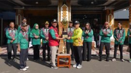 Bupati Barito Utara, H. Shalahuddin, resmi membuka Festival Budaya Iya Mulik Bengkang Turan (FB IMBT) 2026.  Rabu (24/6/2026).
