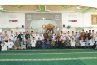 Pemkab Barito Utara melaksanakan Safari Salat Jumat di Desa Lampeong, Gunung Purei, sekaligus meninjau ruas jalan Kilometer 30 menuju Desa Jamut, Jumat (26/6/2026).