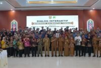 Pemerintah Kabupaten Barito Utara menggelar Dialog Interaktif Kepala Desa se-Kabupaten Barito Utara di Aula Dinas Lingkungan Hidup, Muara Teweh, Senin (29/6/2026). 
