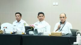 Bupati Barito Utara, H. Shalahuddin, mengikuti Rapat Koordinasi Pemantauan dan Evaluasi Perbaikan Tata Kelola Pemerintahan bersama KPK di Gedung KPK Jakarta, Rabu (13/5/2026).