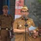 Bupati Barito Utara, H. Shalahuddin, memberikan arahan pada Apel Siaga Sensus Ekonomi Tahun 2026 di Kantor BPS Barito Utara, Senin (25/5/2026). 